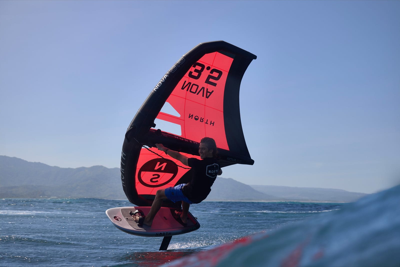 Launch of the North Nova V4 Wing. Wing Foil wing 2024 from north foils.